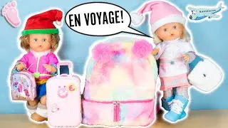 🎒Noa & No&eacute; partent  en VACANCES DE NO&Euml;L 🎅   Nouvelle valise, sacs et v&ecirc;tements pour le voyage 💃