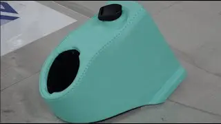 Benz smart rear console box leather custom!!