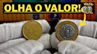 Consegui +2 pra coleção - Moedas com defeitos valiosos!