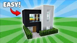 Minecraft: Small Modern House Tutorial (Easy) #5