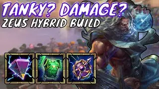 ZEUS HYBRID BUILD | Smite Season 8 Joust | TANKY CANNON