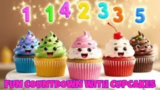 Five Cupcakes on the Bakery Shelf 🧁 | Fun Counting Nursery Rhyme for Kids | Wejini Kids