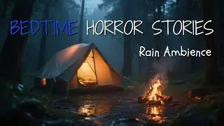 Scary Stories to Fall Asleep to & Relaxing Rain Sounds | Black Screen | EP #06 | Midnight Lullaby