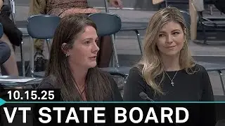 Vermont State Board of Education: October 15, 2025 [VSBE]