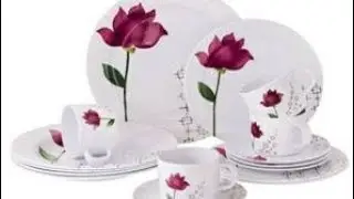 Melamine dinner set /Review & Demo
