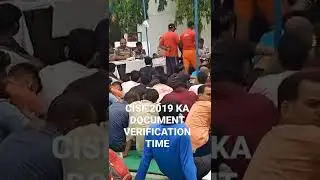 CISF HC MiN DOCUMENT VERIFICATION TIME #cisf #Cisf2019#cisfcommando #cisfstatus #cisf#shortvideo