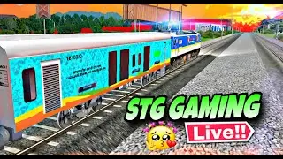 🔴Indian Train Simulator LIVE GAMEPLAY || Train Simulator || Train Sim Live || Live Of STG GAMING