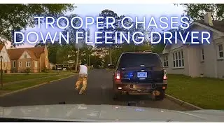 Trooper chases down driver wanted by U.S. Marshals Service - EL DORADO, ARKANSAS