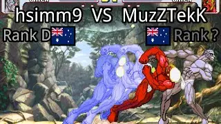 Street Fighter III: 3rd Strike: hsimm9 (AU, Rank D)  vs MuzZTekK (AU, Rank ?)