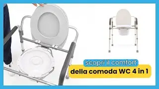 Scopri la comoda WC 4 in 1:  versatile, confortevole e pratica!