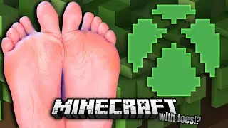 Сложно ли играть в Minecraft пальцами ног? | @RosiesFeetSTINK