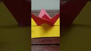 How to make an origami flapping bird #amazing #origami