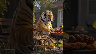 #CatAndTiger 🐱🐯 #WildVsTame 🌿 #FelinePower 💥 #MeowAndRoar 🐾 #PurrAndPounce 🐾 #BigCatLittleCat 🐅🐈