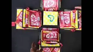chocolate explosion box / chocolate explosion box tutorial / chocolate explosion box for boyfriend