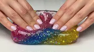 Sticky Soap Jelly • Slow Squeezing & Mashing Satisfying ベタベタ石鹸ゼリー • ゆっくり絞ったり潰したりするのが気持ちいい
