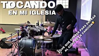 Tocando En Mi Iglesia | La Importancia De Estar Pendiente Con El Que Está Dirigiendo!! 🥁🎶😅