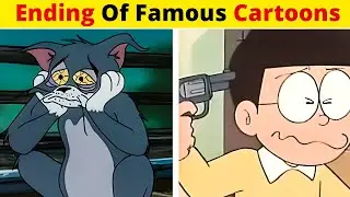 Dark ENDING Of Famous Cartoons | Doraemon, Shinchan, Tom & Jerry Ka Dark Truth.