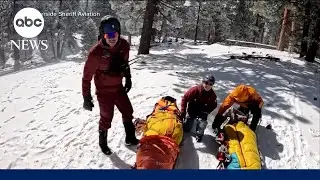 Missing hikers rescued after 3 days stranded on snowy cliff