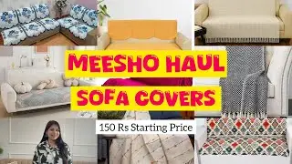 Meesho Sofa Covers Haul: Price starts @ 150 Rs