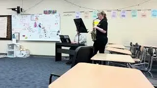 8th grade solo ensemble saxophone - Rylee age 13