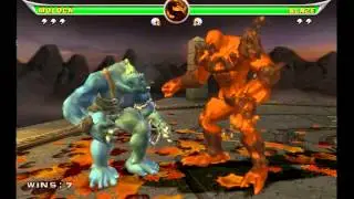 Mortal kombat Armageddon - Moloch VS Motaro and Blaze