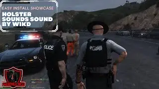 SHOWCASE | INSTALL Holster Sounds Sound By  Wikd  LSPDFR | GTAV