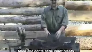 Smidsvuur gemaakt van oude remschijf