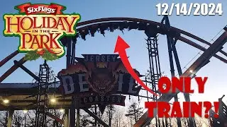 One Train Ops Galore!! | 12/14/24 - Great Adventure's Holiday in the Park