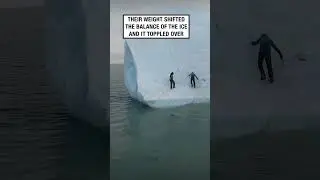 #iceberg #climbing #disaster