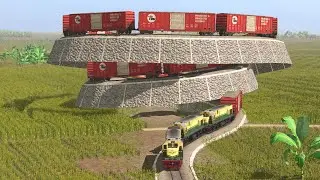 Crazy Railroad Conch Rail | Rel Keong Kereta Api Gila - Train Simulator 2019