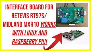 🔺 interface board for Retevis rt97s/midland mxr10 WORKS with Linux and Raspberry Pi!!! 🔺