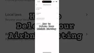 How to Delete an Airbnb Listing #airbnb #airbnb_business #airbnbhosttips #airbnbsuperhost #shorts