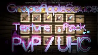 El Mejor Texture Pack [GrapeAppleSouce] PvP/UHC No Lag Para [Minecraft Pe] 1.0.x / 1.0.4.1