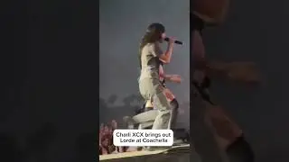 We&rsquo;re still reeling over @officialcharlixcx bringing out @Lorde at @Coachella 🤩