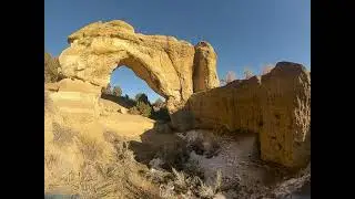 FPV flying an arch near Aztec NM