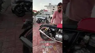 Red rooster vs SS Motocorp exhaust #gt650 #redrooster #fullsystemexhaust #shorts #royalenfield