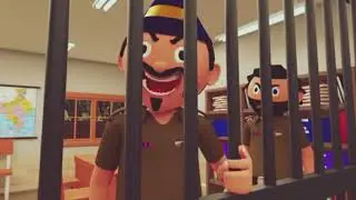 Tiger jail mein Dal Diya achcha nahin kiya#cartoon #viralvideos #funny #tiger 