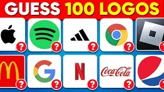 Guess the Logo in 3 Seconds | 100 Famous Logos 🥇 | Quiz Panther