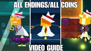 &ldquo;FUNHOUSE by rafer&rdquo; how to get all coins and all endings (video guide) | Geometry dash 