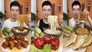 【ASMR】【MUKBANG】SPICY BRAISED PORK BELLY | EATING SHOW | CHINESE MUKBANG |食 ベ吃播 FANG ASMR #咀嚼音 #34