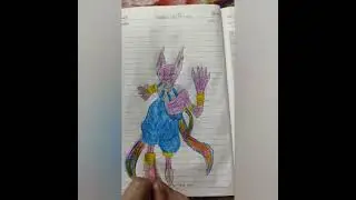 Lord Beerus Drawing 😈 | Dragon Ball Super | Aadit Kaushal Drawings