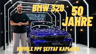BMW 320i 50 Jahre Komple PPF Şeffaf Kaplama Uygulaması