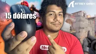 EL MEJOR Mouse Gamer Inal&aacute;mbrico BARATO l Attack Shark X6
