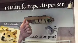 how to make a multiple tape dispenser
