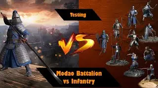 Modao Battalion vs Infantry - Season 8 - Testing - [Conqueror's Blade]