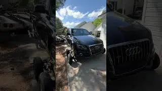 Towing a 2012 Audi Q5 (Blue) - #shorts