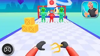 Hit Master 3D: Knife Assassin - Gameplay Walkthrough Part 15 - Game Levels 43-45 (iOS, Android)