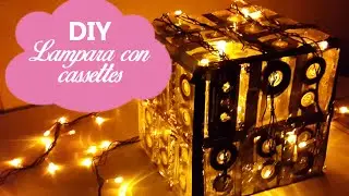 LAMPARA CON CASSETTES ♥ - Melowblu