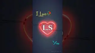 LS Letter Name Status 💌 |New Trending Name Art Video❤️..#shorts#viral#viralshorts#name_status#short