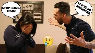 BEING MEAN TO MY GIRLFRIEND TO SEE HOW SHE WOULD REACT!!